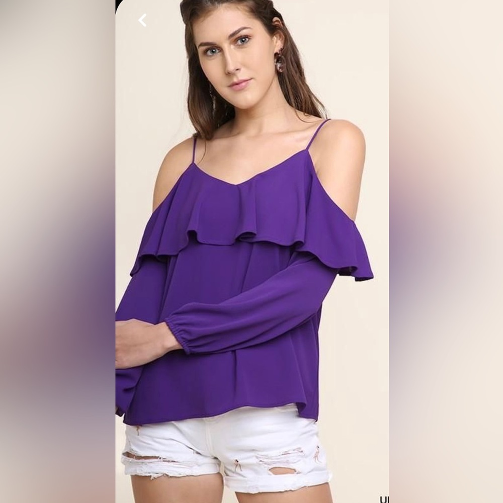 Umgee “Don't cold shoulder me!” Blouse